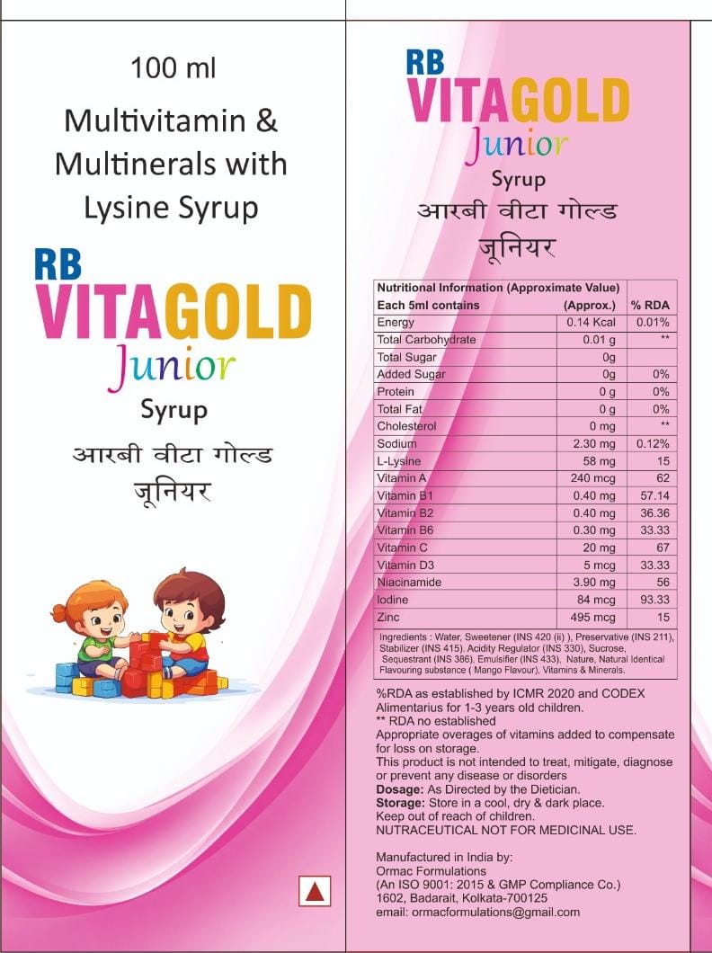 RB VITAGOLD JUNIOUR SYRUP